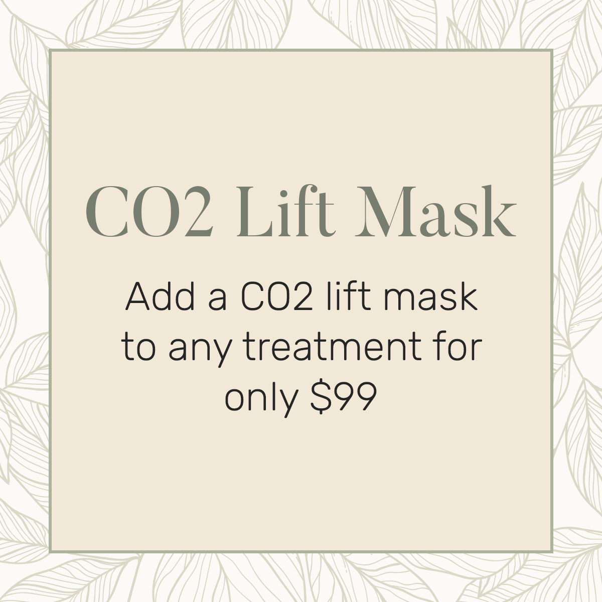 CO2 Lift Mask offer